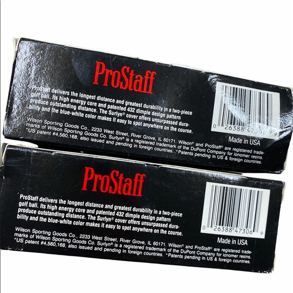 Wilson Prostaff new golfballs 2 boxes - Picture 2 of 2